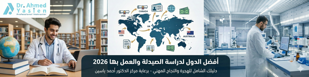 أفضل الدول لدراسة الصيدلة والعمل بها 2026: دليل شامل