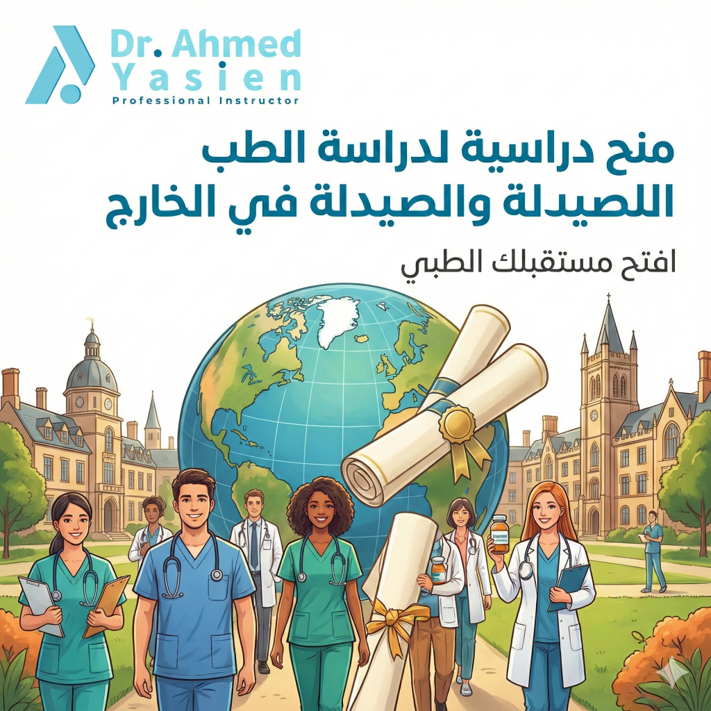 منح دراسية لدراسة الطب والصيدلة في الخارج