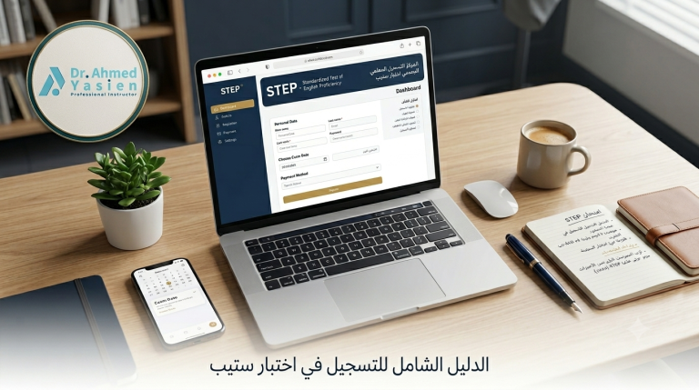 طريقة التسجيل في اختبار ستيب