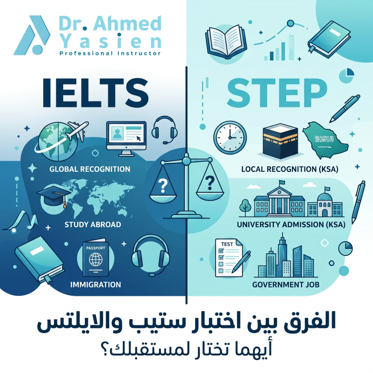الفرق بين اختبار ستيب والايلتس